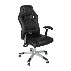 Καρέκλα γραφείου BUCKET με PU μαύρο - KESKOR 101-0009