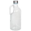 Μπουκάλι γυάλινο Φ10Χ25 εκ. 1100 ml με INOX καπάκι - KESKOR 50368