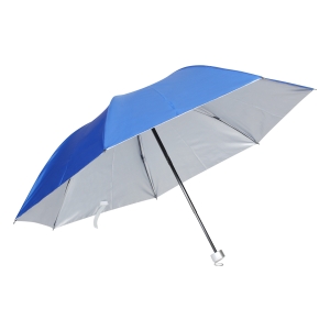 Ομπρέλα βροχής σπαστή με χειροκίνητο μηχανισμό και 7 ακτίνες Φ95 εκ. μπλε - KESKOR 05091-8