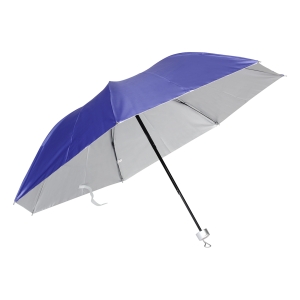 Ομπρέλα βροχής σπαστή με χειροκίνητο μηχανισμό και 7 ακτίνες Φ95 εκ. μωβ - KESKOR 05091-10