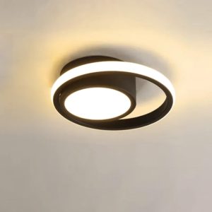 Φωτιστικό οροφής LED 16W Φ23Χ6 εκ. μαύρο - KESKOR 458522