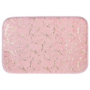 Χαλάκι - πατάκι μπάνιου 60Χ40 εκ. ροζ χρυσό - KESKOR 53172-4