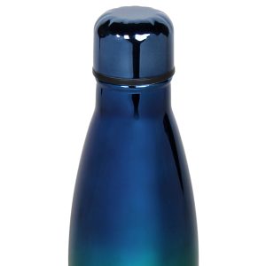 Θερμός μπουκάλι vacuum 500 ml Φ7Χ27 εκ. μπλε πράσινο χρυσό - KESKOR 61151-4