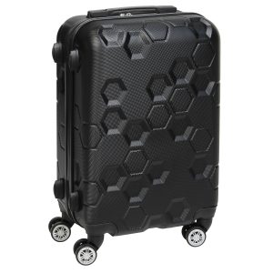 Βαλίτσα – Τρόλεϊ πλαστική ABS καμπίνας 37Χ22Χ56 εκ. μαύρη - KESKOR 16643