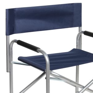 Καρέκλα σκηνοθέτη παραλίας μεταλλική πτυσσόμενη 59Χ48Χ79 εκ. μπλε (ελάττωμα) - KESKOR 04936-1